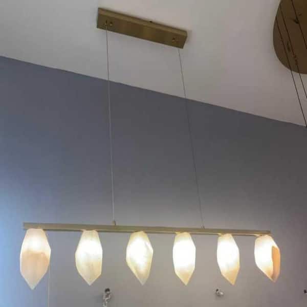 Modern Chandelier 31 in.6-Lights Gold Chandelier for Dining Room, Living Room, Foyer, Bedroom