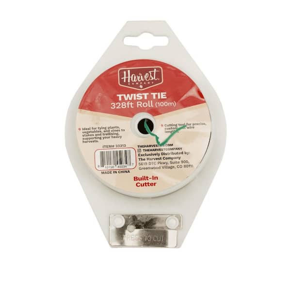 328 ft Twist Tie Dispenser with Cutter (1-Pack)
