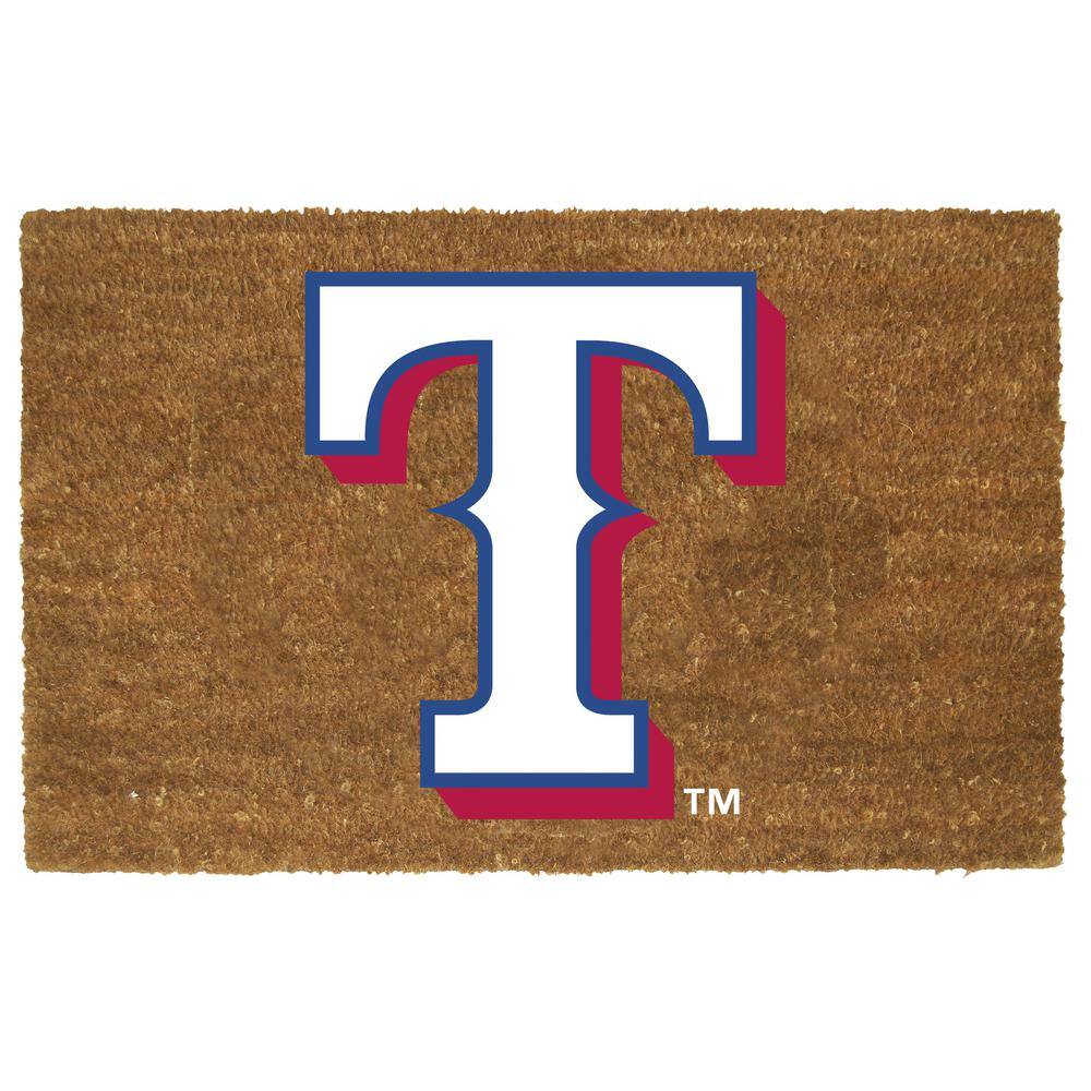 Texas Rangers 19.5 in. x 29.5 in. Coir Fiber Colored Logo Door Mat price history on PriceWatchPro