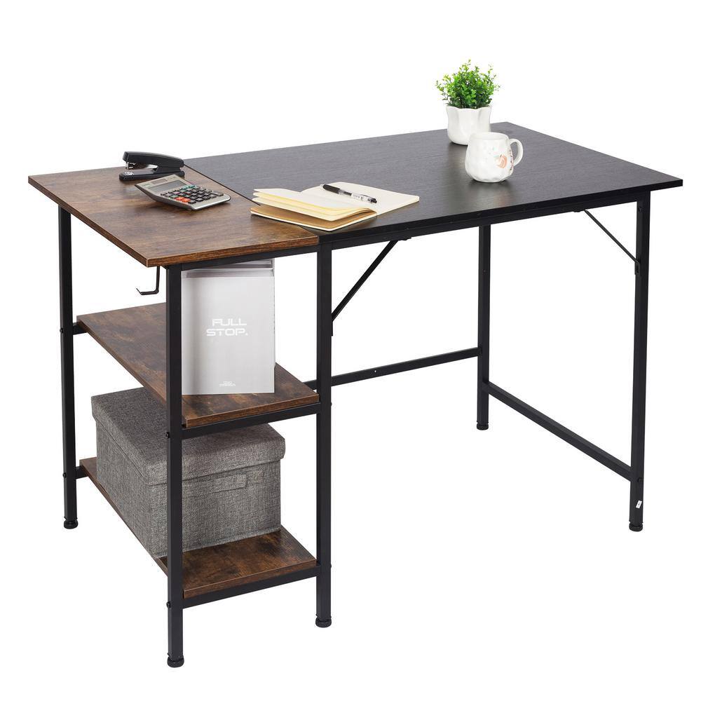 Pro Space 39 in. Home Office Computer Desk with Storage Shelf Writing