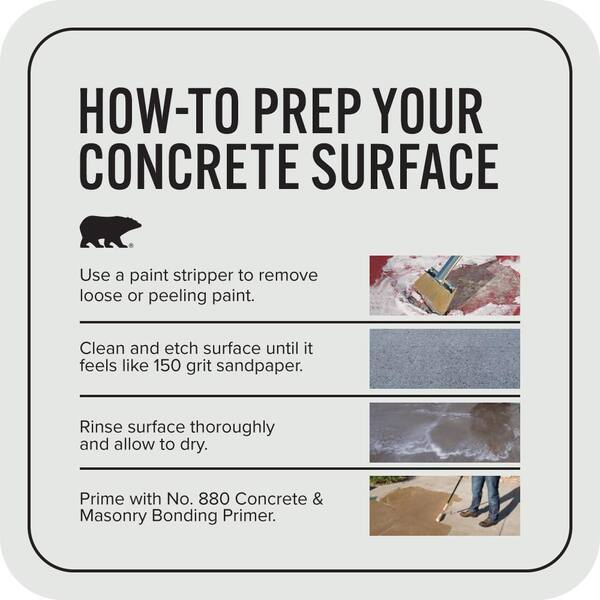 BEHR PREMIUM - 5 gal. #PPU26-13 Silent White Self-Priming 1-Part Epoxy Satin Interior/Exterior Concrete and Garage Floor Paint