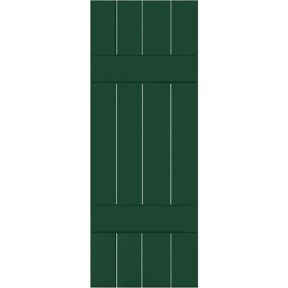 15 in. x 59 in. Exterior Real Wood Sapele Mahogany Board and Batten Shutters Pair Chrome Green price history on PriceWatchPro