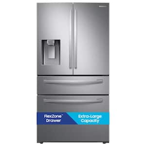 28 cu. ft. Standard Depth 4-Door French Door Smart Refrigerator in Fingerprint Resistant Stainless Steel
