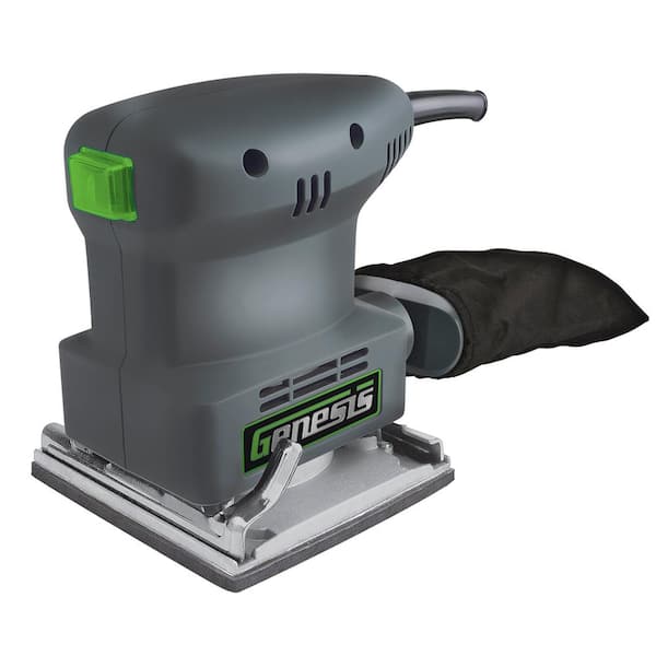 1.3 Amp 1/4 Sheet Palm Sander with Palm Grip, Dust-Protected Power Switch, Dust Bag and Sandpaper Assortment