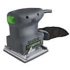 1.3 Amp 1/4 Sheet Palm Sander with Palm Grip, Dust-Protected Power Switch, Dust Bag and Sandpaper Assortment