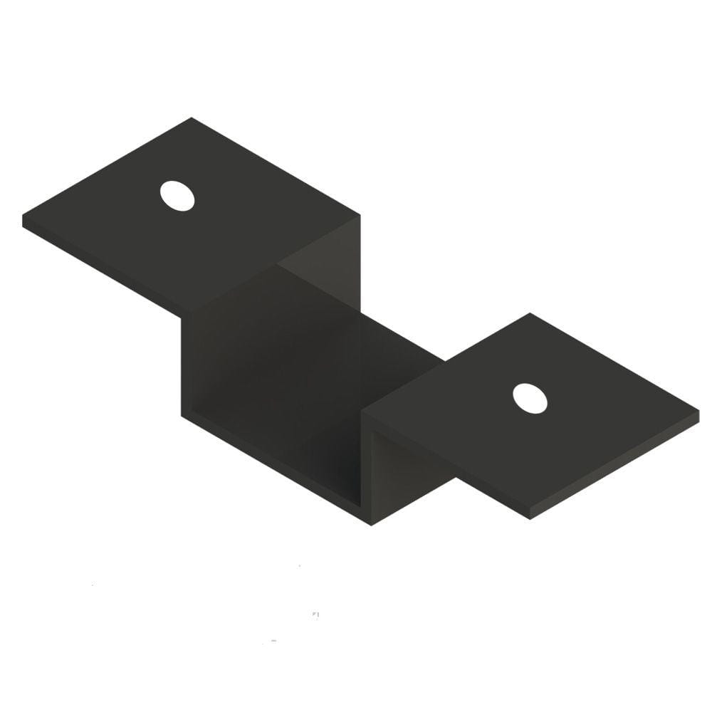 Metal Railing Black Cap Rail Bracket RDI (4-per Bag)