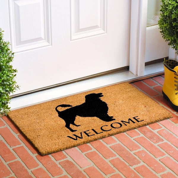 Caroline's Treasures Polish Lowland Sheepdog Dog Welcome Doormat 24 x 36  Multicolor