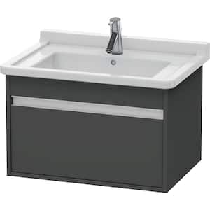 Ketho 17.88 in. W x 25.63 in. D x 16.13 in. H Bath Vanity Cabinet without Top in Graphite