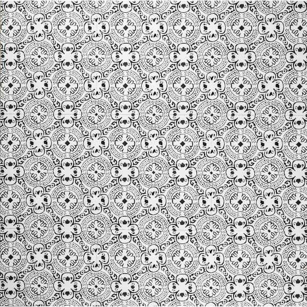 A&A Surfaces Encaustic Baroque Stamp 12 MIL x 12 in. x 24 in. Waterproof Click Lock Vinyl Plank Flooring (26.98 sq. ft./case)