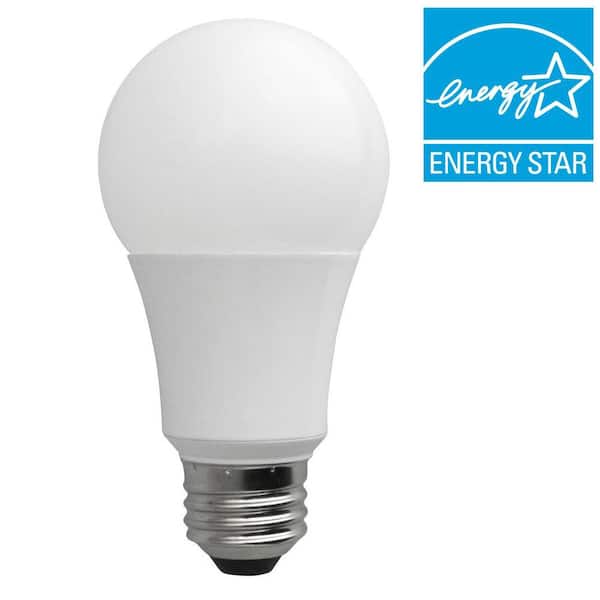 TCP 40W Equivalent Daylight (5000K) A19 230-Degree Dimmable LED Light bulb