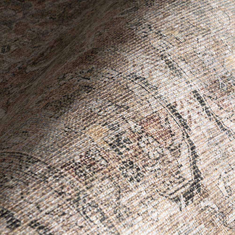 Deidra Brown Rectangular Synthetic 4' x 6' Area Rug
