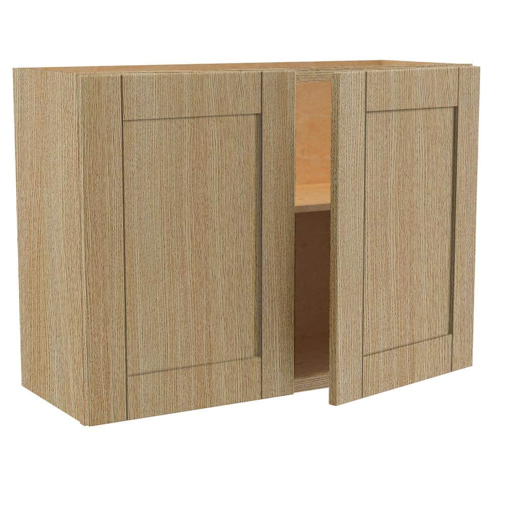 Washington 24 in. W x 12 in. D x 36 in. H Assembled Plywood Wall Blind Kitc