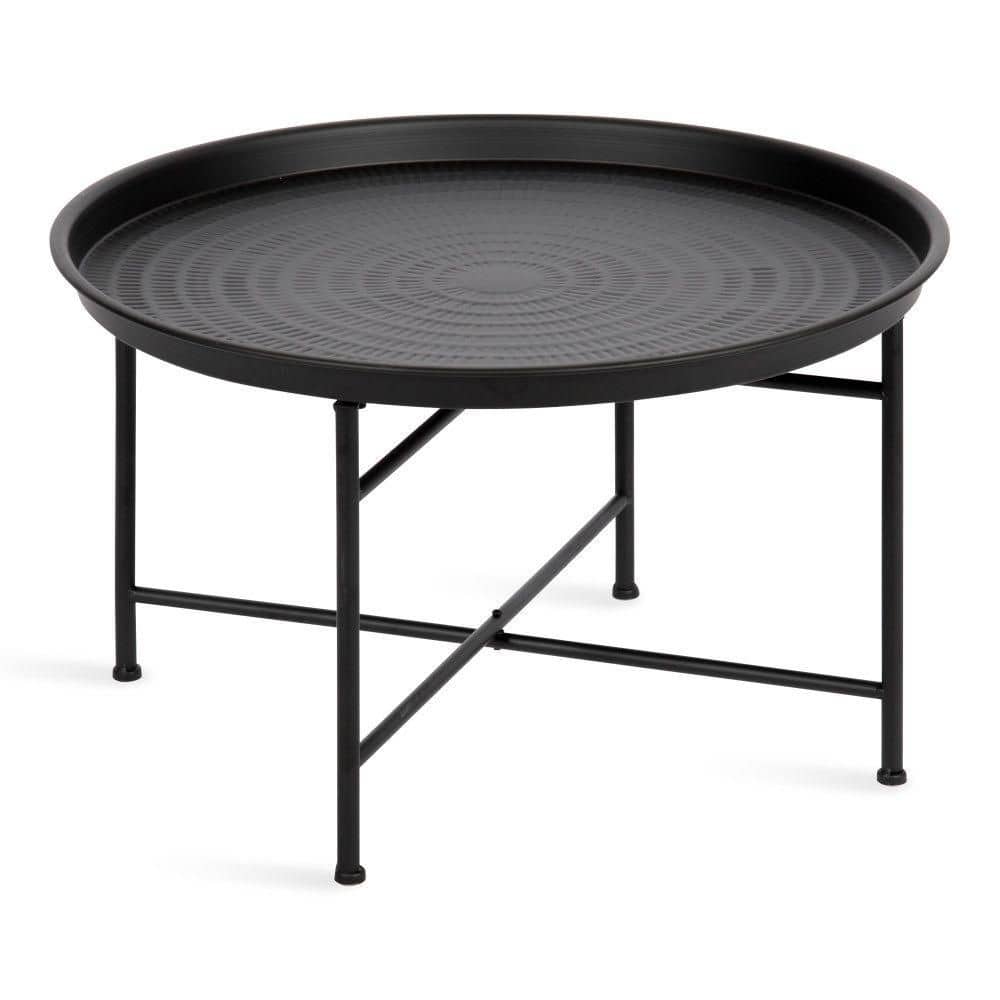 Mahdavi Black 15.50 in. Round Metal Coffee Table price history on PriceWatchPro