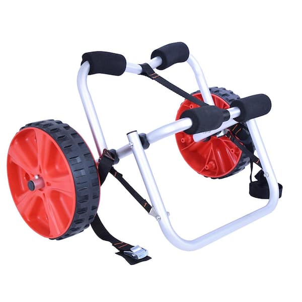 MALONE NomadTRX Aluminum 150 lbs. Capacity with Air Less Tires Standard Kayak Cart
