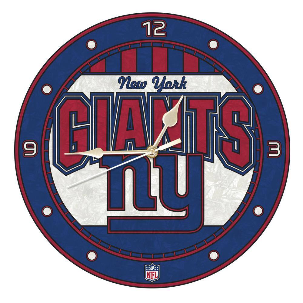 new york giants wall clock