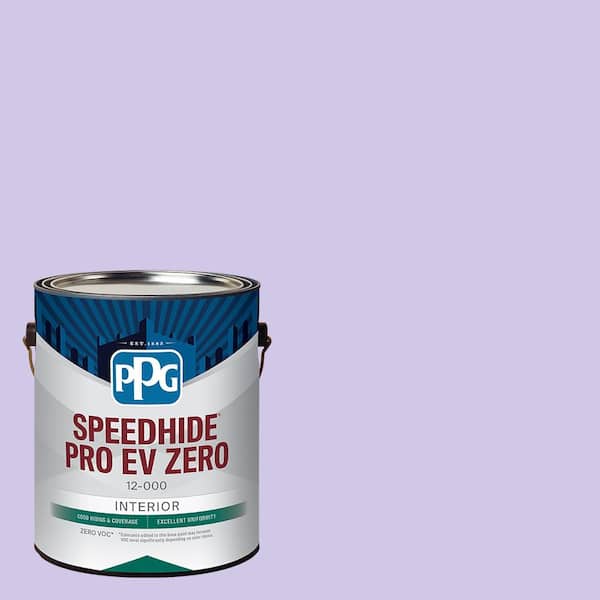 PPG Speedhide Pro EV Zero 1 gal. PPG1248-4 Lilac Breeze Eggshell Interior Paint
