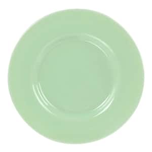 13 in. Mint Green Jadeite Glass Round Serving Platter