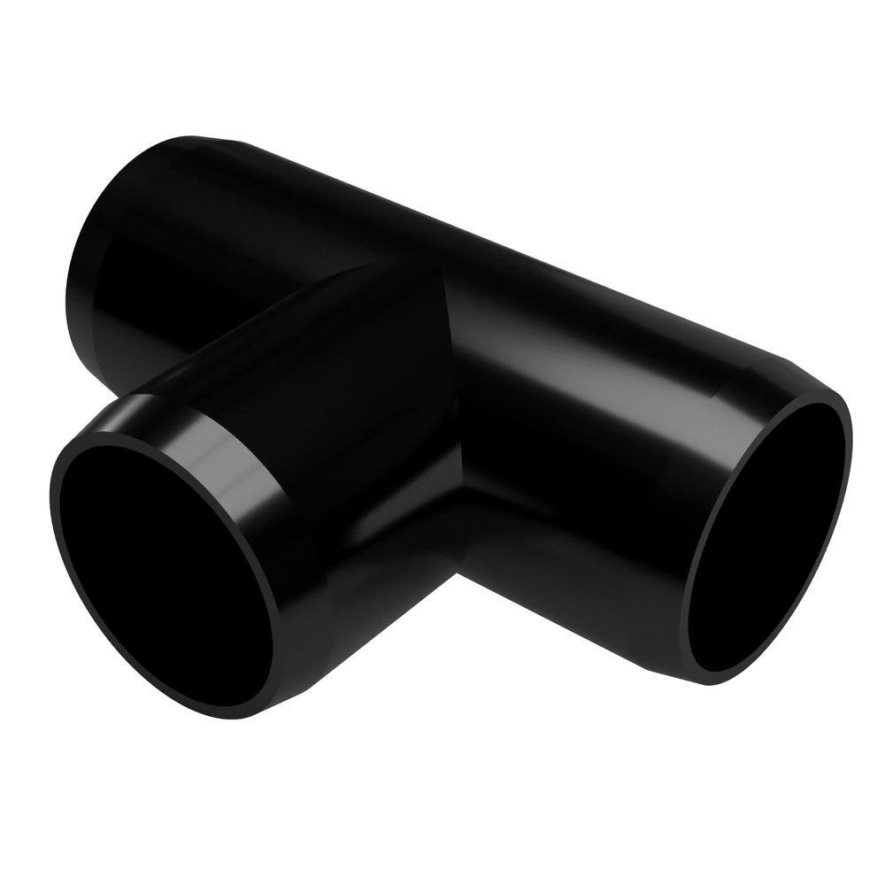 1-1/2 in. Furniture Grade PVC Tee in Black (4-Pack) price history on PriceWatchPro