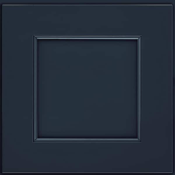 KraftMaid 14-5/8 in. x 14-5/8 in. Cabinet Door Sample in Midnight