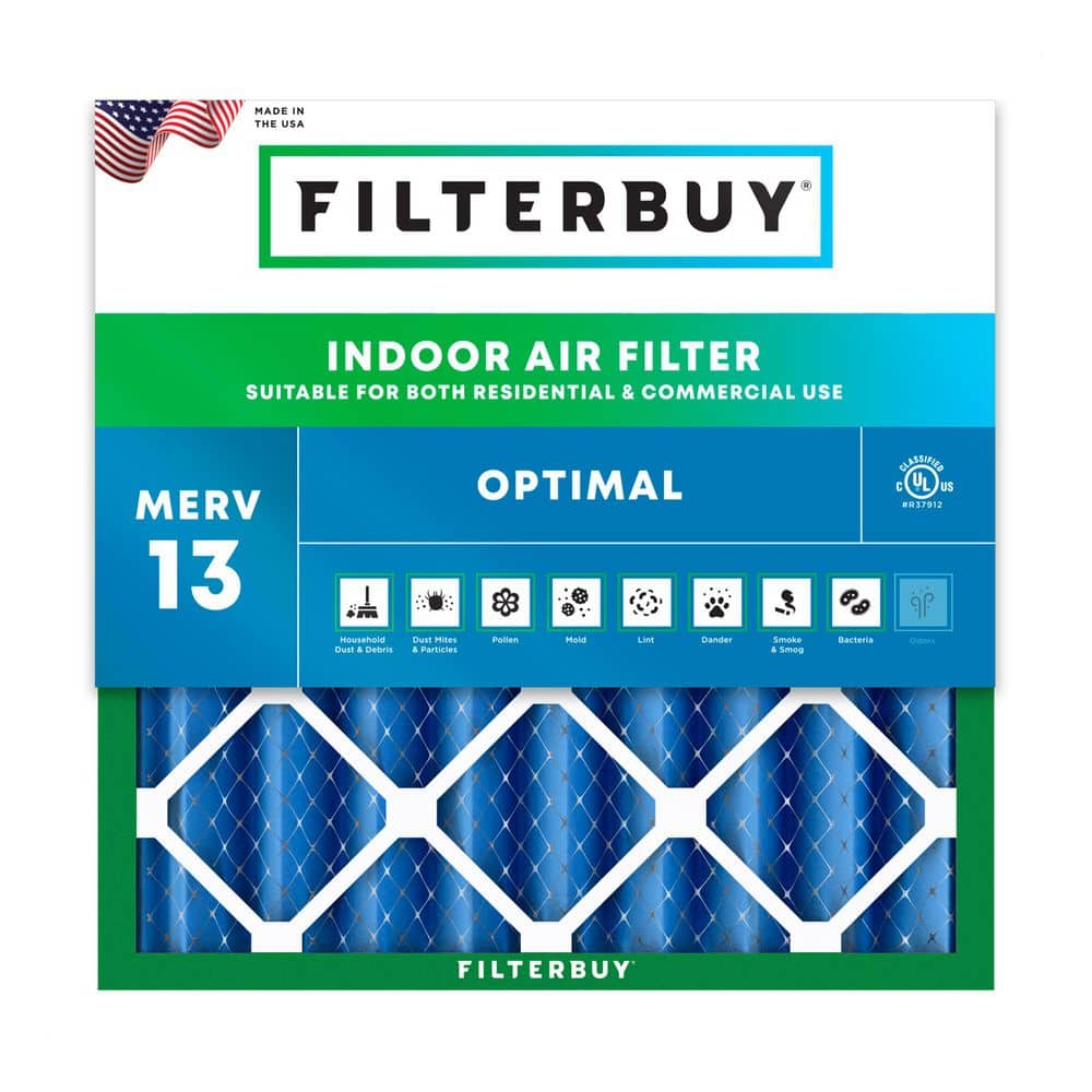 15 in. x 15 in. x 4 in. MERV 13 (FPR 10) Health Defense Pleated HVAC AC Furnace Air Filters Replacement (1-Pack) price history on PriceWatchPro