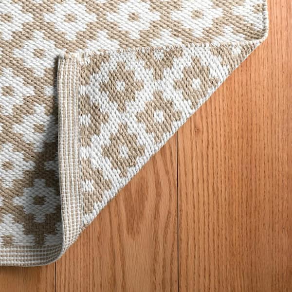 Samode Handwoven Khaki 8 ft. x 10 ft. Outdoor Area Rug