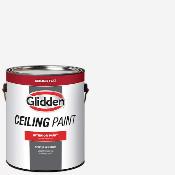 Gal Flat Interior Ceiling Paint, Glidden White Ceiling Paint Looks Gray