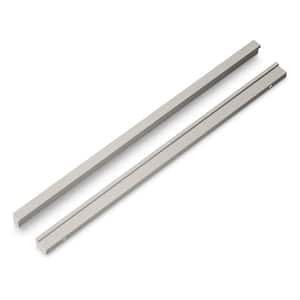 Streamline 12 in. (305 mm) C/C Glossy Nickel Cabinet Door and Drawer Pull