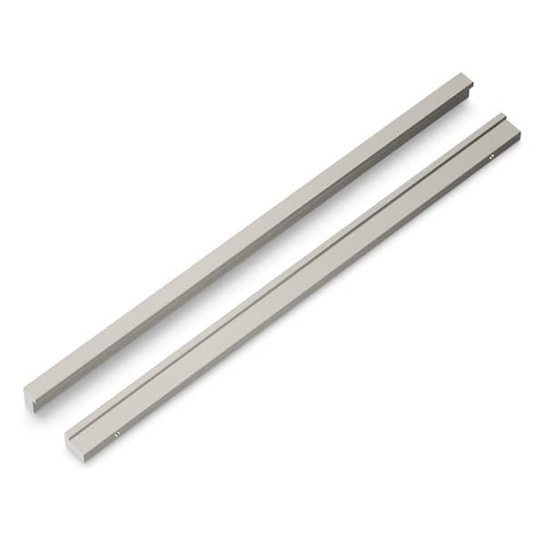HICKORY HARDWARE Streamline 12 in. (305 mm) C/C Glossy Nickel Cabinet Door and Drawer Pull