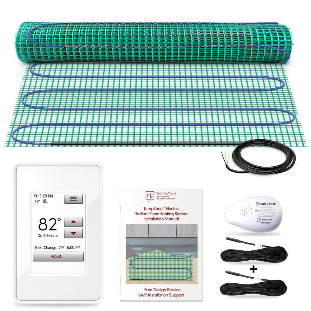 TempZone3 ft. x 36 in. 120-Volt Radiant Floor Heating Kit (Covers 9 sq. ft.) price history on PriceWatchPro