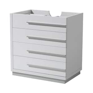 Livello 30 in. Bathroom Vanity Cabinet Only in White