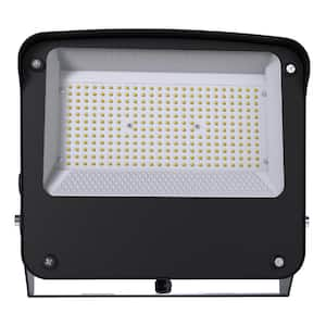 Selectable Color Temperature 300-Watt Equivalent 21000 Lumen 130-Degree Bronze Dusk to Dawn Integrated LED Flood Light