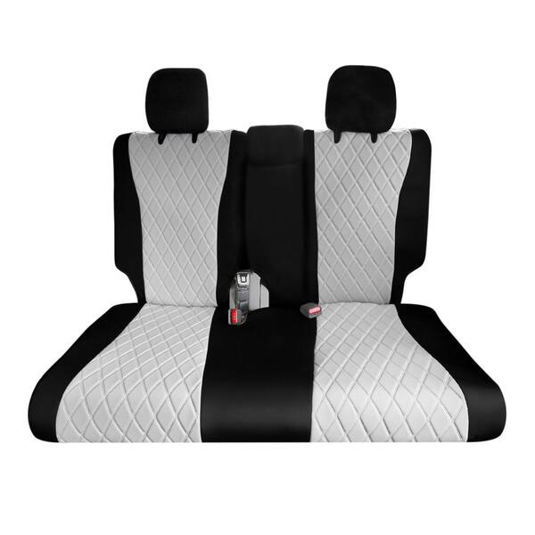 FH Group Neoprene Custom-Fit Seat Covers for 2016 - 2022 Honda Pilot 26.5 in. x 17 in. x 1 in. 3rd Row Set