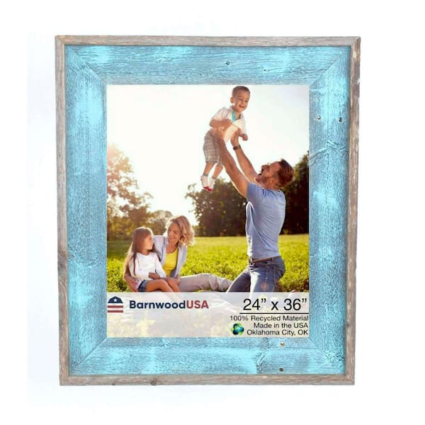 BarnwoodUSA Rustic Farmhouse Signature Series 11 in. x 14 in. White Wash  Reclaimed Picture Frame 11x14 sig white - The Home Depot