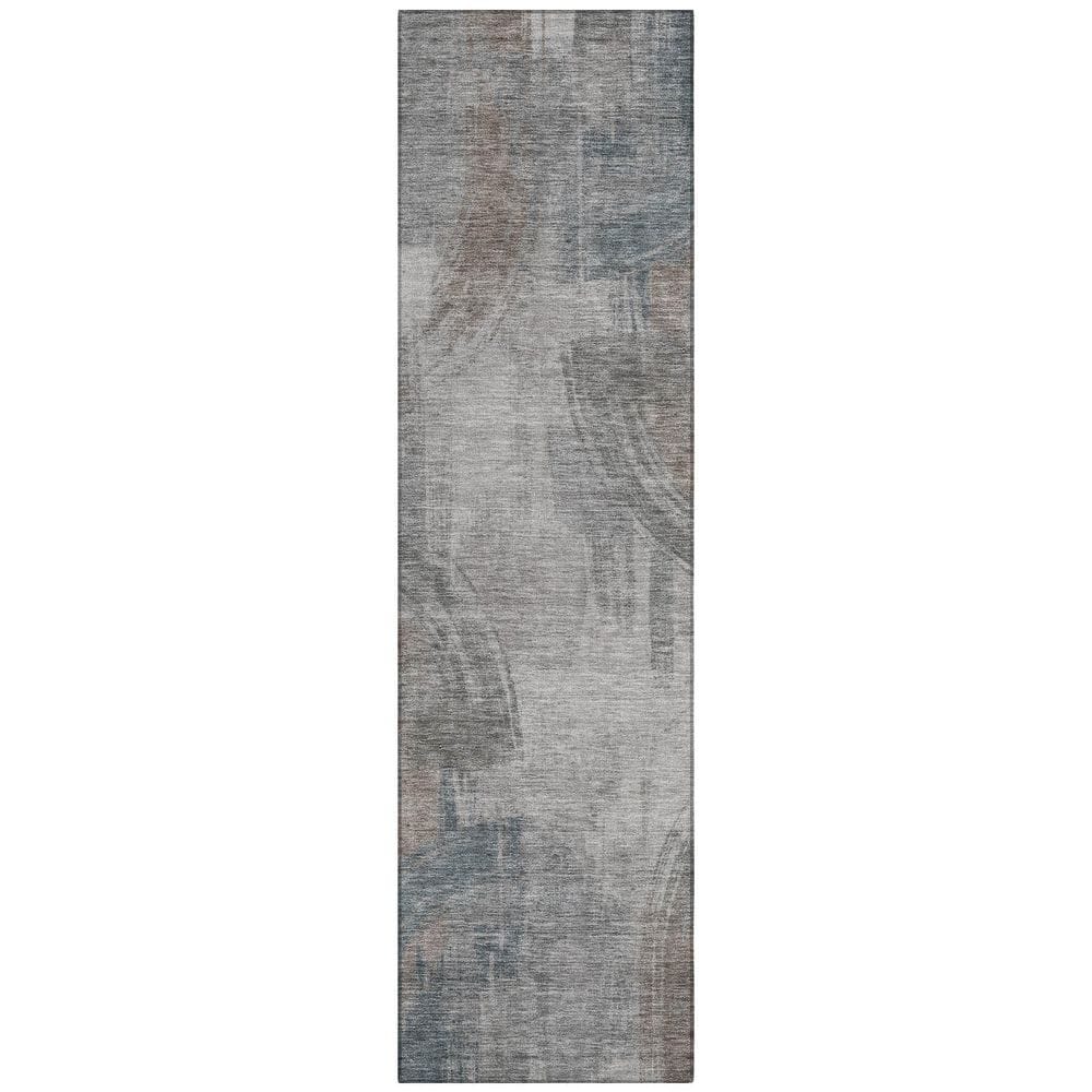 Chantille Machine Washable Indoor/Outdoor Abstract ACN2948 Gray 2 ft. x 7 ft. Runner Rug price history on PriceWatchPro