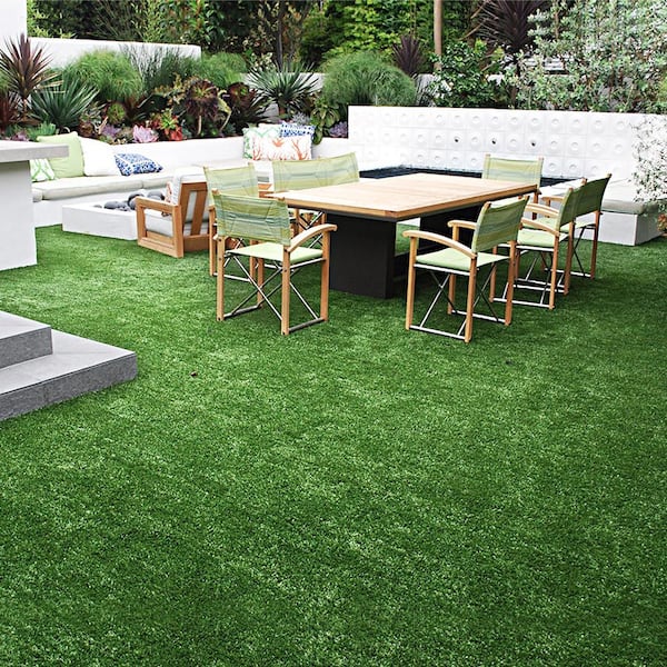 LITA 0.4in Pile Height 6 ft. x 20 ft. Green Artificial Grass Turf