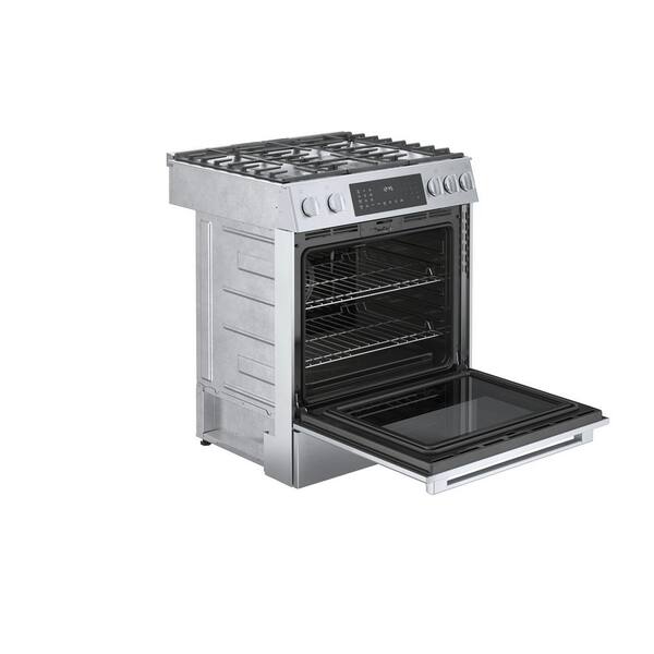 Reviews for Bosch 800 Series 30 in. 5 Burner Slide In Gas Range in