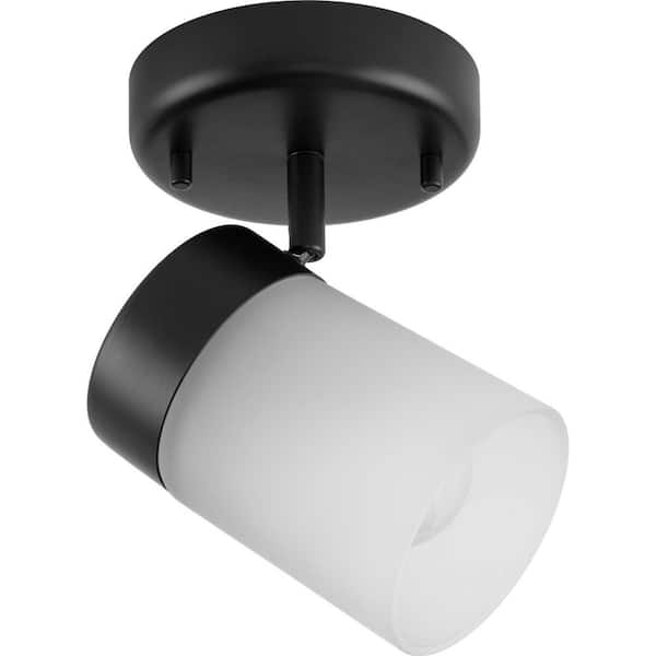 Progress Lighting Ridgecrest 1-Light Black Incandescent Track Lighting Head