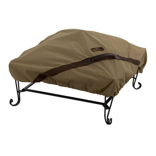 Classic Accessories Hickory 40 in. Square Fire Pit Cover