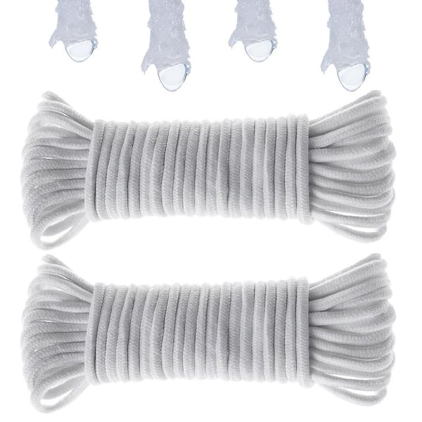 100ft. 1/4in. Self-Watering Wick Rope DIY Hydroponic Planter Vacation Plant Waterer Automatic Waterer System Device Line