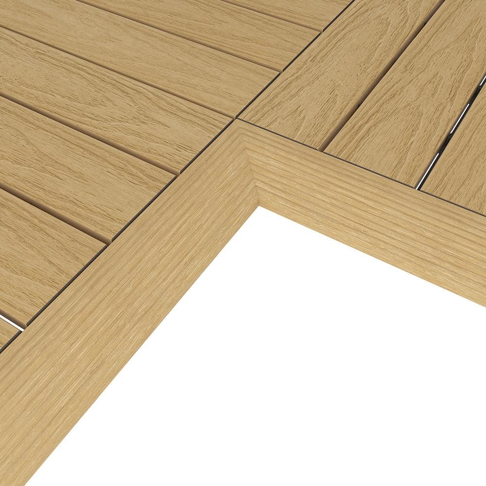 NewTechWood 1/6 ft. x 1 ft. Quick Deck Composite Deck Tile