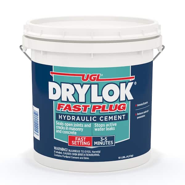 DRYLOK Fast Plug 10 lb. Hydraulic Cement