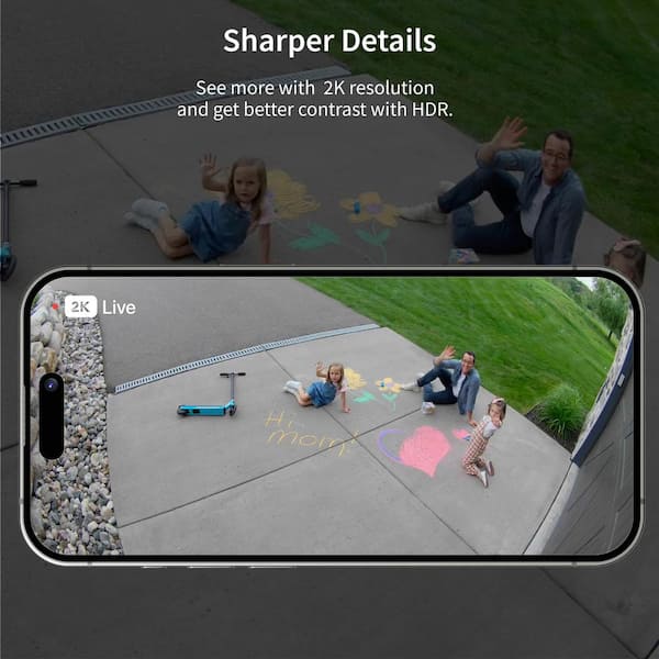 Arlo Floodlight Security Camera Outdoor + Solar Panel, Quality 2K HDR, 160° Wide Angle, Weatherproof, Colour Night Vision, Ringing Alarm Siren, Up To 3000 Lumen, 2-Way Talk, Free Trial Secure