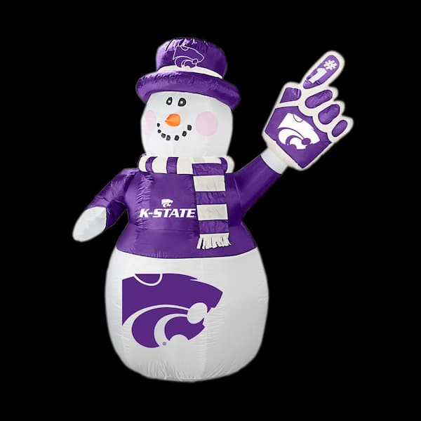 logobrands 7 ft. Kansas State Wildcats Inflatable Snowman