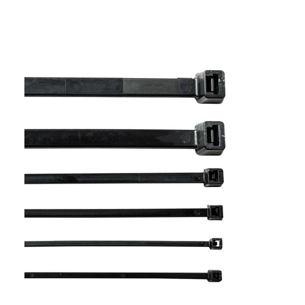 Southwire 4 in. UV Rated Indoor/Outdoor Nylon Cable Ties, 18 lbs