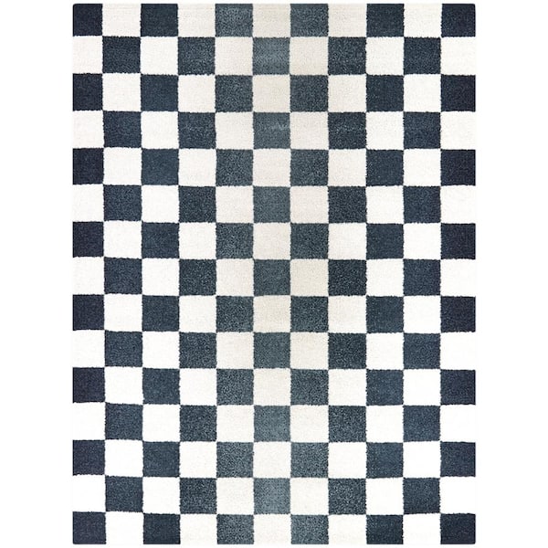 BALTA Conovici Blue 5 ft. x 7 ft. Geometric Area Rug