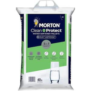40 lbs. Water Softener Salt Pellets Clean and Protect Plus Rust Defense