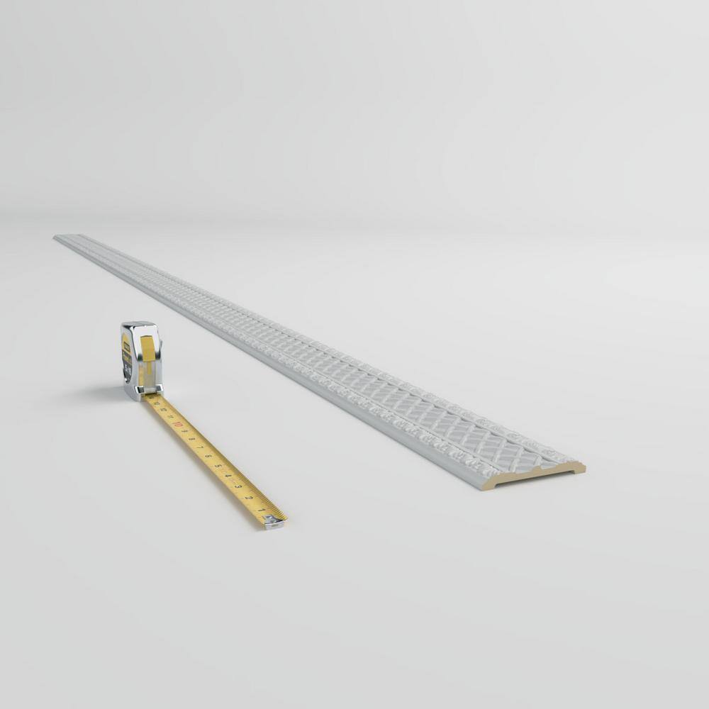 Ekena Millwork Swindon 3.88'' H x 95.88'' W x 0.5'' D Urethane Chair Rail
