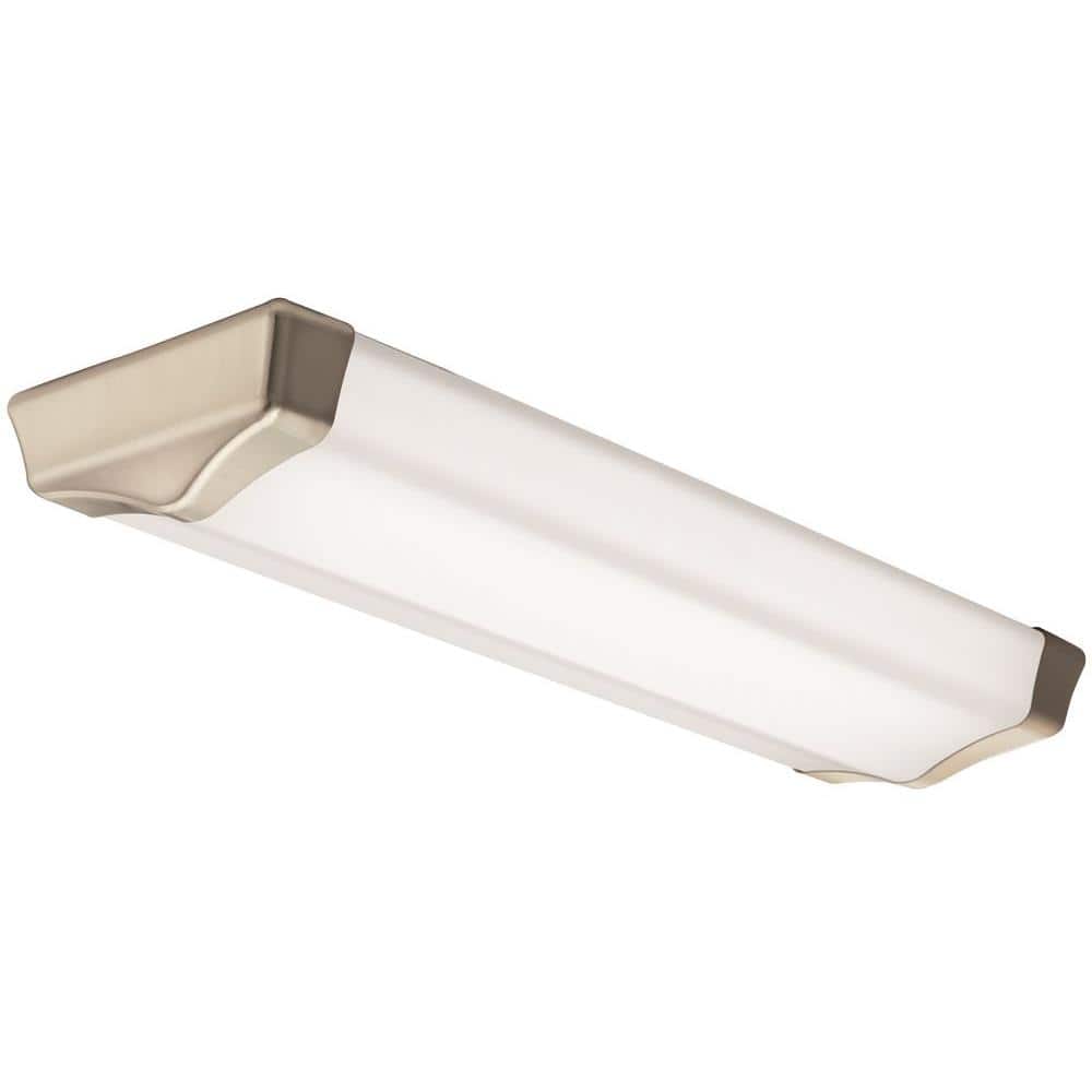 Bouldercrest 24" Brushed Nickel Energy Star LED Flush Mount Light
