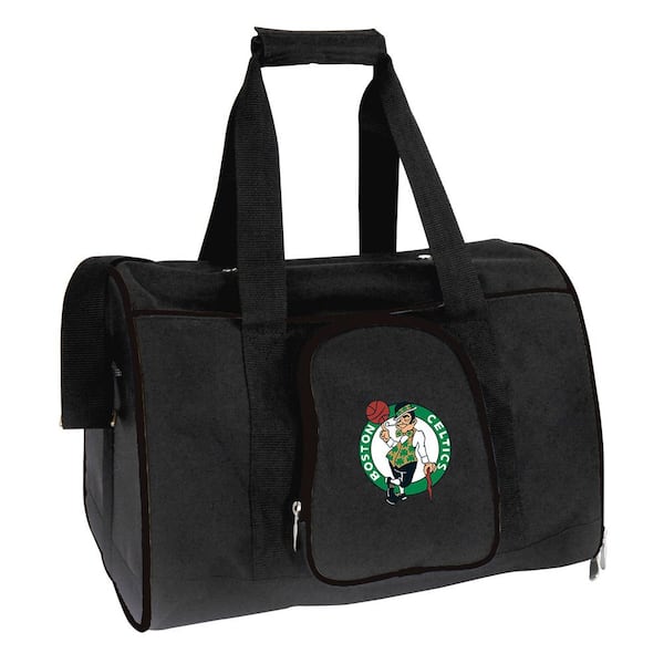 Denco NBA Boston Celtics Pet Carrier Premium 16 in. Bag in Black