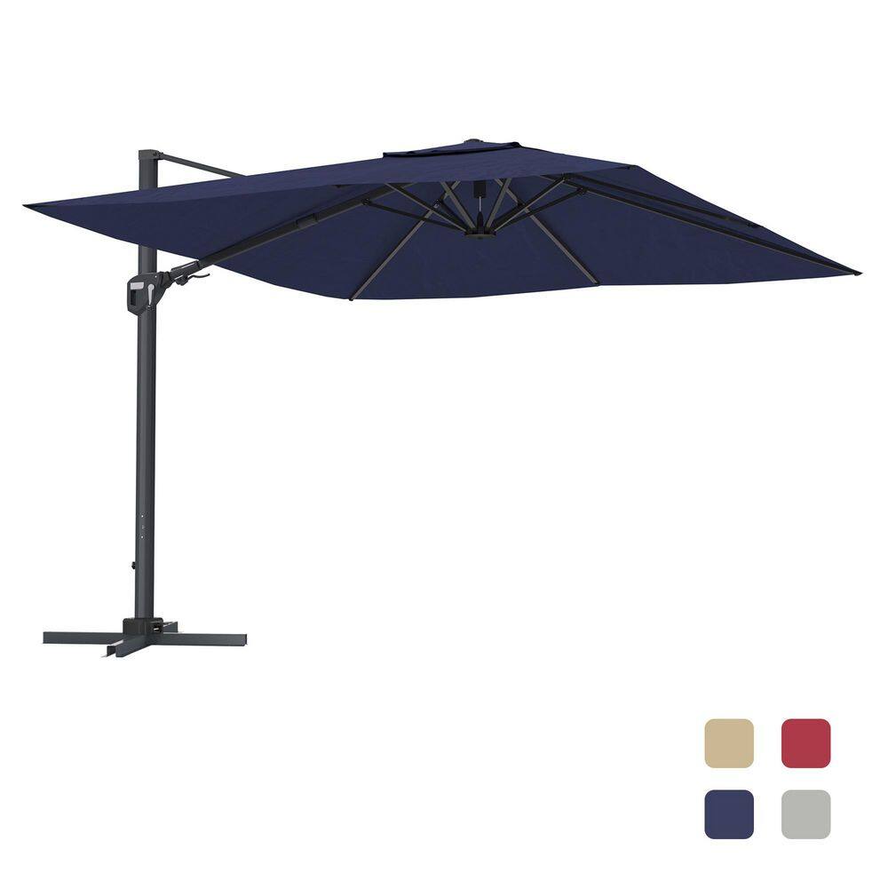 11 ft. Square Cantilever Patio Umbrella in Navy Blue(without Umbrella Base) price history on PriceWatchPro